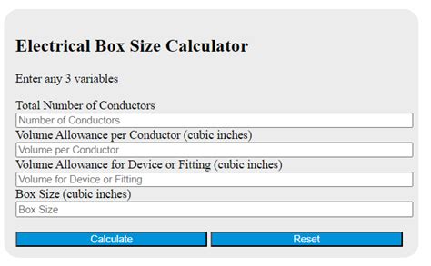 full box electrical|electrical box size calculator.